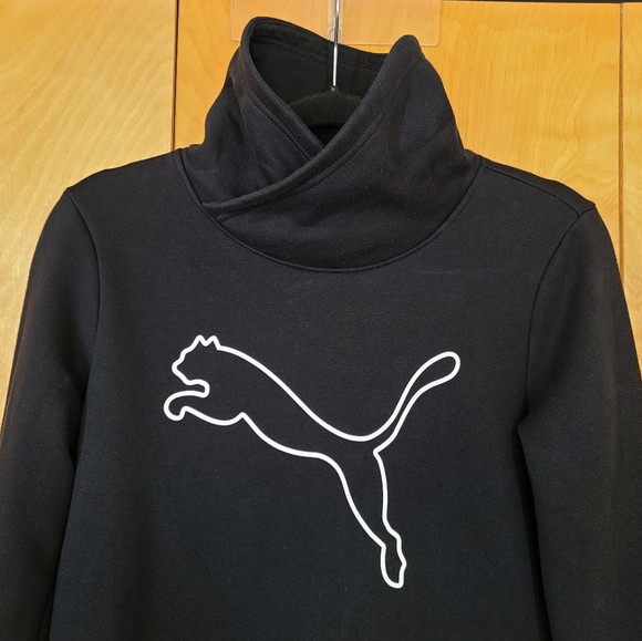 Puma sweatshirt convertible neck black - Picture 3 of 6
